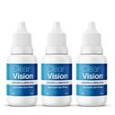 Clear Vision Eye Drop (Pack of 3) | Ayurvedic Formula | Daily Use Eye drops with Aloe Vera, Rose Water, Honey, Neem & Tulsi | 10ml