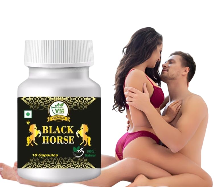 Black Horse Men Capsule - Energy stamina supplements for Man- 10 Capsules