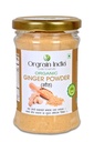 Orgrain India Organic Ginger Root Powder 100g | Pure & Natural | No Preservatives | Low Sodium | Perfect for Smoothies, Teas, Baking & Cooking | Handpicked from Sustainable Farms