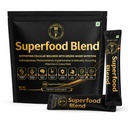 Superfood Blend Powder | 50+ Superfoods, Greens, Mushrooms, Antioxidants & Plant Protein | Daily Greens Supplement for Immunity, Gut Health, Energy & Detox | 30 Sachets | Sugar Free