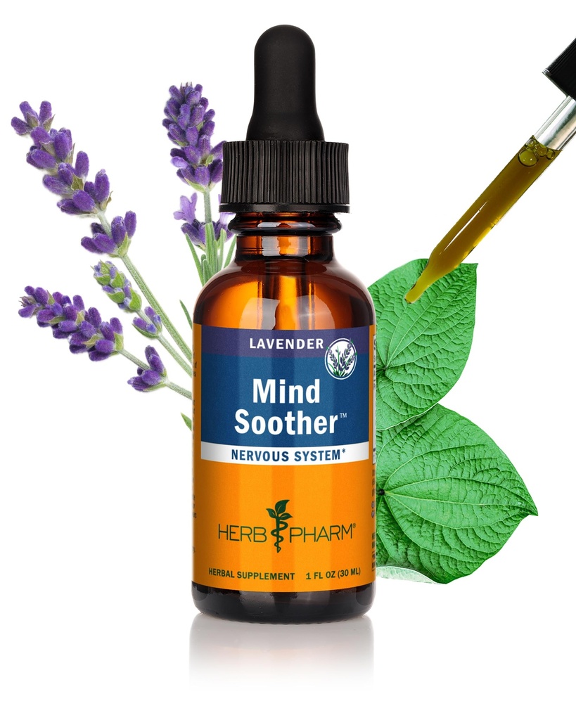 Kräuter Pharm Angst Soother Liquid Kräuterformel mit Kava für Nervous Systemunterstützung - 1 Unze