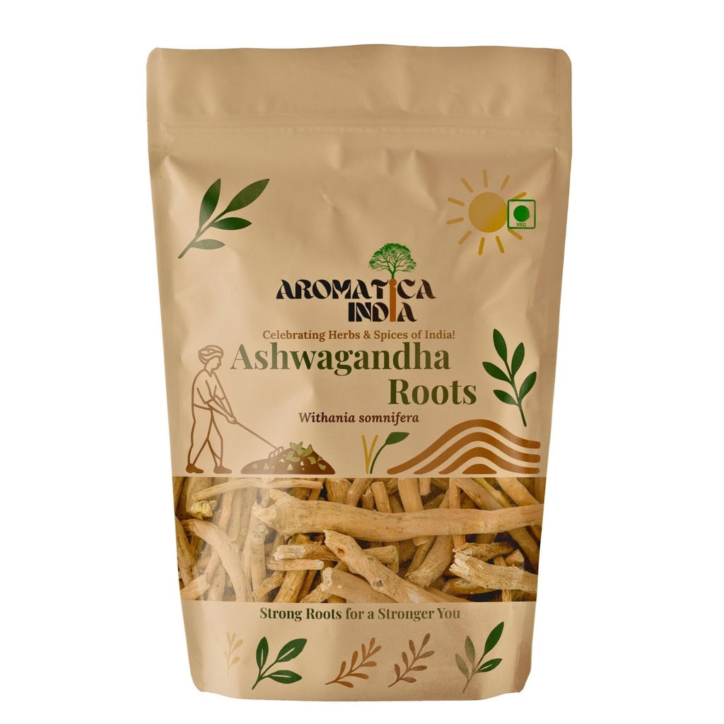 Ashwagandha Roots 1kg Whole – Withania Somnifera | Natural Ayurvedic Herb | Raw Root Form Original
