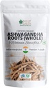 Bliss of Earth 200GM Ashwagandha Roots Whole Withania Somnifera Premium Grade Help Boost Immunity Stress Relief