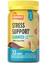 Sundance Stress Support Gummies | 32 Count | mit GABA und Zitronenbalsam | Zitronen Erdbeeren Geschmack | Non-GMO und glutenfreie Ergänzung