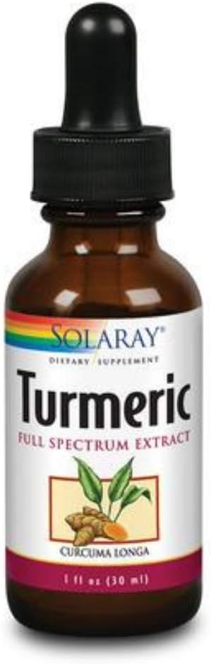 SOLARAY Garantiert Potency Turmeric Root Extract, Tropfen (Btl-Glass) | 1oz