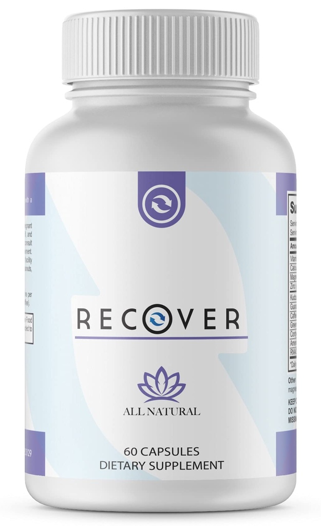 Anti-Alkohol-Getränk-Unterstützung – Craving-Unterstützung mit Kudzu, L Glutamine B Vitamins RNA/DNA-Komplex und mehr. 60 Kapseln