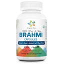 Capsule Aura Brahmi Organici -120 Conte. Naturalmente rafforza e migliora l'immunità e la memoria. Tutto il Green SuperFood. Non OGM - Gluten Free.