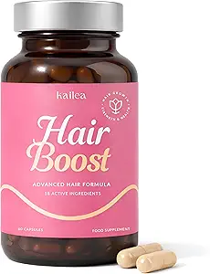 18-in-1 supplemento di crescita dei capelli | Collagene, acido ialuronico, ortica, silice, biotina, estratto di semi di uva, bambù | più forte, più spesso, capelli più lunghi – Supporta il volume dei capelli, scintilla, scala e salute delle unghie