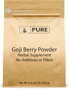 Pure ingredienti originali Goji Berry Powder (8oz) Wolfberry, Integratore di erbe tradizionale, Non OGM