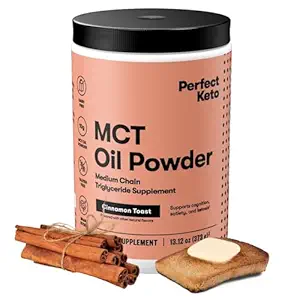 Polvere di olio di Keto 7g MCT, supplemento di trigliceridi a catena media, crema di caffè non latticini per la dieta Keto, miscela di olio di MCT Ketogenic per il caffè, Smoothie, Shakes proteici, Toast di cannella, 30 Servings