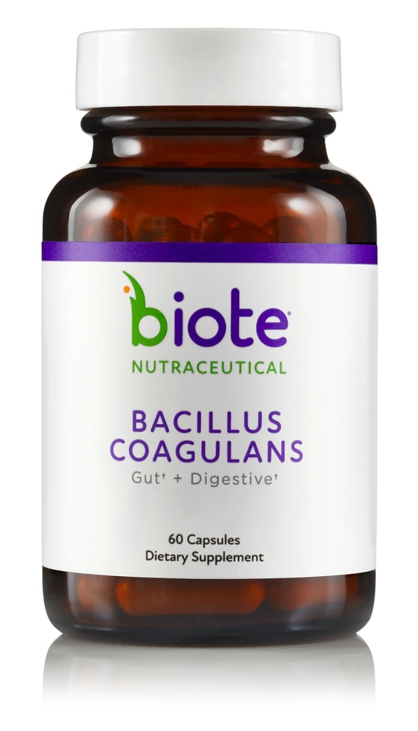 Biote Nutraceuticals - Bacillus COAGULANS - Gut + Digestivo (60 capsule)