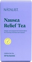 NATALIST Nausea Relief Tea Ease Grossesse Matin Maladie Calmer le mélange de confort à base de plantes pour les femmes - Gingembre et menthe poivrée biologiques digestifs - Vegan, sans gluten, sans caféine - 20 sacs