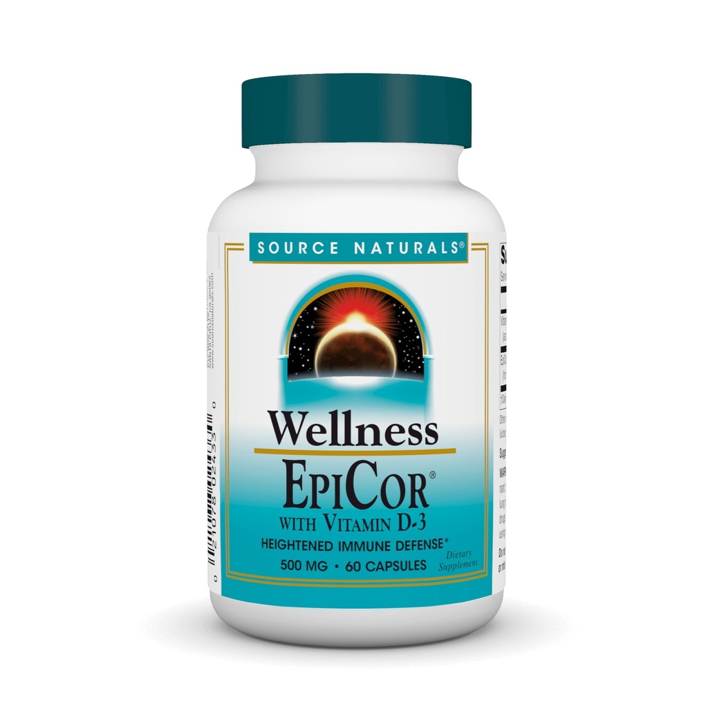 Quelle Naturals Wellness EpiCor mit Vitamin D-3 für erhöhte Immunabwehr* - 60 Kapseln