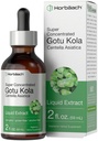 Horbäach Gotu Kola Extrant de 2 fl oz. Sans alcool. Supplément d'herbe liquide super concentré.