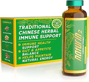 Support à base de plantes immunitaires et boisson adaptogène - 12 flacons (40ml)