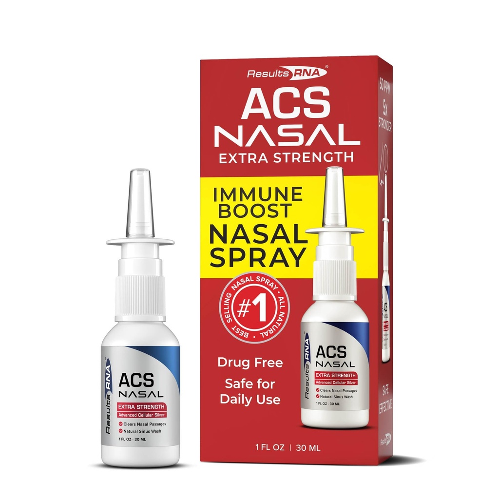 Results RNA - ACS 200 Nasal Extra Strength – The Most Effective Nasal Wash Available. Clears Nasal Passages Helping You Breathe Deeply, Day & Night. Clinically Proven (30 Servings)