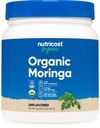 Nutricost Organic Moringa Powder 1LB (16oz) - Gluten Free, Non-GMO, Vegetarian Friendly