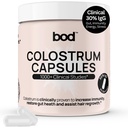Bod Colostrum Kapseln, Colostrum Ergänzung für Haut und Haarwachstum Unterstützung, Immununterstützung, Gut Gesundheit, Muskel & Wellness, IgG 30% Pure Superfood Bovine Colostrum Pillen, Unflavored, 30 Portionen
