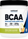 Nutricost BCAA Powder 2:1:1 (Peach Pear, 30 Portionen) - Verzweigte Aminosäuren der Kette