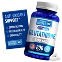 Ci piacciono le vitamine | NSF Certified Glutathione Supplement | Prodotto in USA | Altamente Biodisponibile | L-Glutathione Antiossidante Supporto|500mg Per Serving | 200 Capsule
