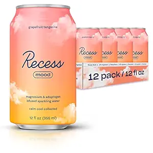 Magnésium et boissons adaptogènes, Boissons de relaxation, 12 onces (grapefruit Tangerine, 12 paquets)