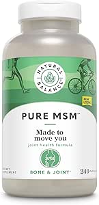 Natürliche Balance reine MSM Kapseln | Sulfur Supplement unterstützt Gelenkkomfort, Kollagen & Keratin Produktion | 240 Zähler