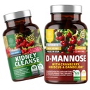 Nutrizione Uno Nutrizione N1N Premium D-Mannose [1350mg] con Cranberry & Hibiscus e Kidney Cleanse [21 Potent Herbs] con estratto di mirtillo, Astragalus, Uva Ursi, 2 Pack Bundle