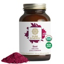 Polvere di succo di barbabietola biologica PURE SYNERGY | Supplemento di pre-allenamento | Polvere di succo di radice di barbabietola organica | per Circolazione sana, esercizio e disintossicazione (6.4 oz.)