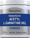 Piping Rock Acetyl L-Carnitine Powder | 300g | ALCAR HCL Supplement | Non-GMO, Gluten Free