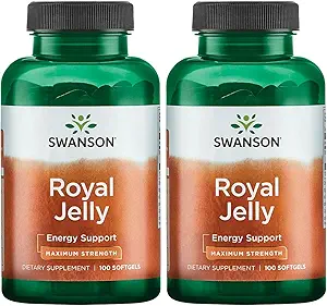 Swanson Premium Brand Royal Jelly - Maximale Stärke 333.33 mg 100 Sgels 2 Pack