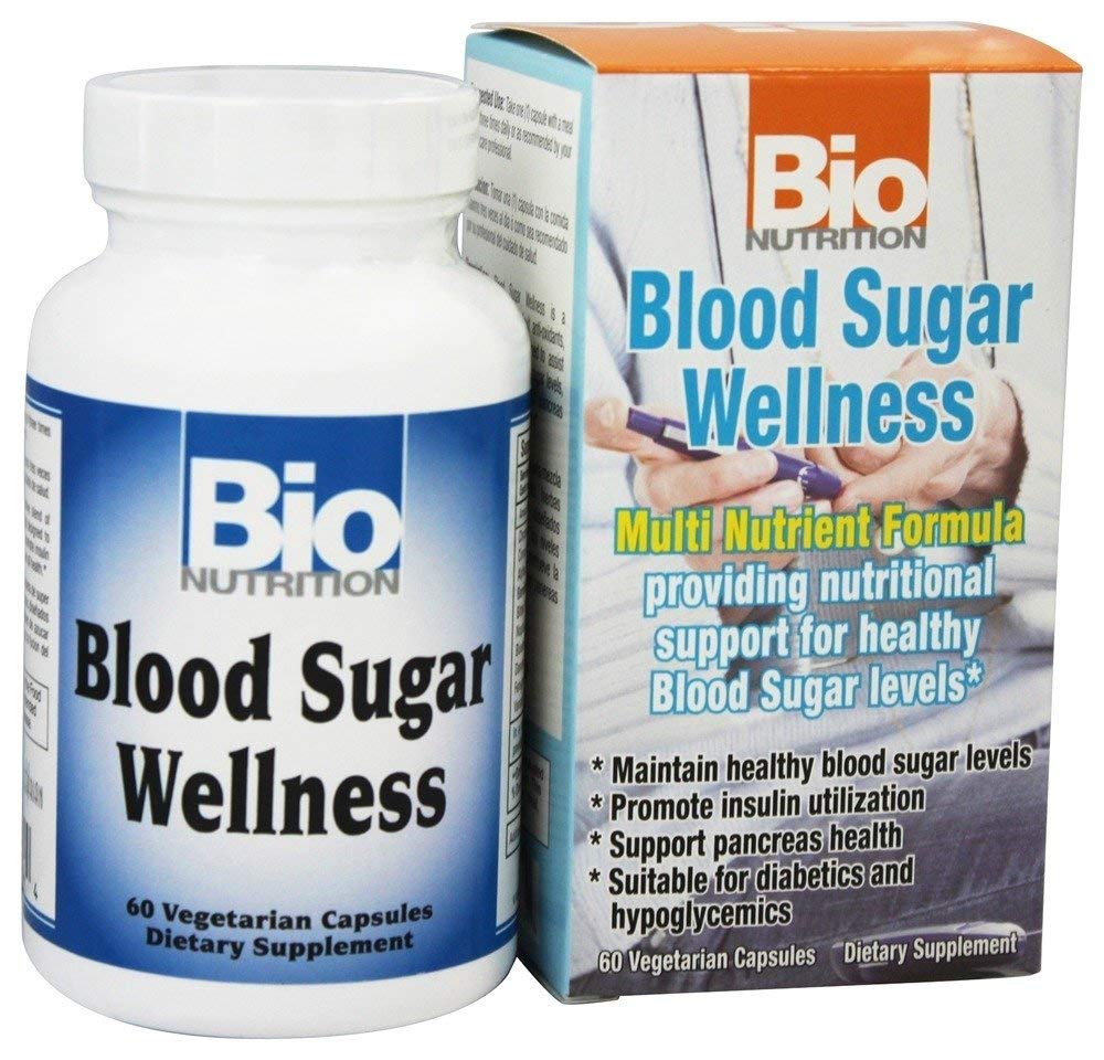 Bio Nutrition - Blutzucker Wellness - 60 Vegetarische Kapseln