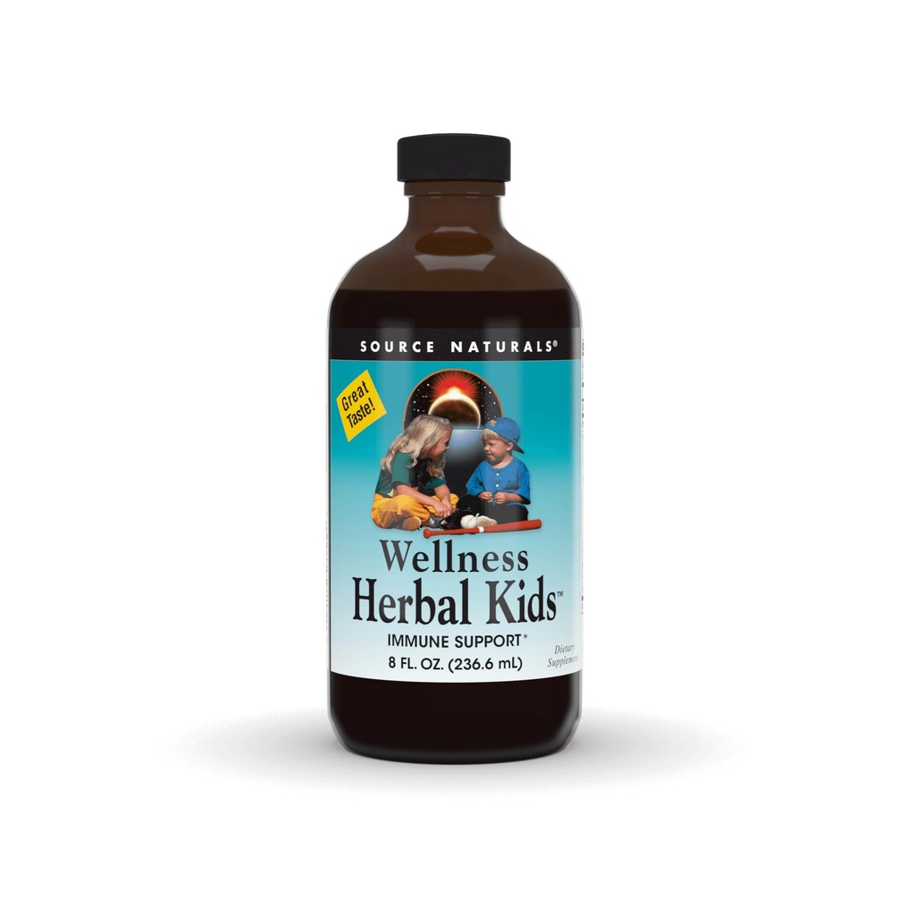 Source Naturals Wellness Herbal Kids, for Immune System Support* - 8 Fluid oz