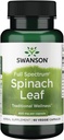 Swanson Full Spectrum Spinat Blatt 400 Milligramme 90 Veg Kapseln