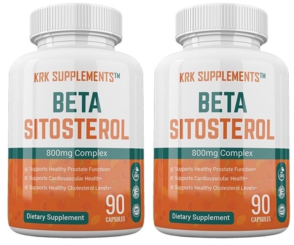 2 bouteilles Beta Sitostérol 800mg Par Servant 180 Capsules Total Soutien Prostate