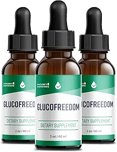 GlucoFreedom Supplement Drops – Pflanzenbasierte flüssige Mischung mit Astragalus & Grape Seed – Non-GMO, GMP-zertifiziert, Made in USA – 2oz, 60ml, 3 Month Supply
