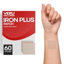 Veru Wellness Iron Plus Daily Patch - Supporto per la carenza di ferro - Livelli di sangue ed energia (60 giorni)