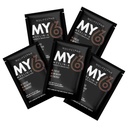 Myelin-6, Sampler Pack, 5 singoli pacchetti di servizio, Focus Supplement & Brain Health con AlphaSize, Memoria e Funzione cognitiva Supporto, Arancione Tangerine Flavor, senza glutine, Non OGM