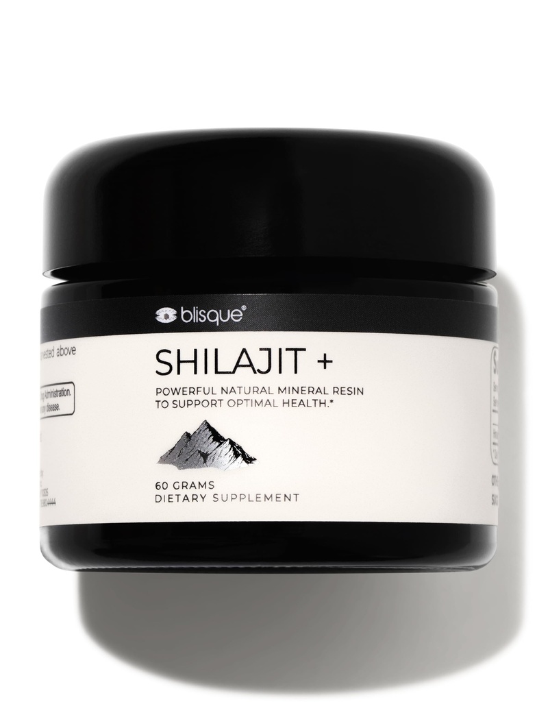Blisque – Supplément de résine chilajit biologique de l'Himalaya pure authentique et naturel.