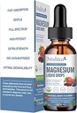 Magnesium Glycinate Flüssigkeitstropfen - Dreifache Absorptionsergänzung zur Unterstützung von Nerves, Schlafen, Beruhigen, Herz, Muskeln * -Zuckerfrei mit Kalium, L-Theanin, Sea Moss,Vitamin B,C,D3, K2-1Pack