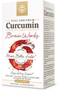 Solgar Full Spectrum Curcumin Brain Works, 90 Licaps - Unterstützung Memory Recall, Fokus, Kognitive Funktion - Antioxidante Unterstützung - Curcumin, BacoMind, Choline, Vitamin B12 - Non-GMO, Vegan - 30 Servierungen