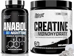 Nutrex Anabol PM Nighttime Muscle Builder e Creatina polvere monoidrata