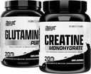 Recherche Nutrex Creatine Poudre monohydratée 200 Serv & L Poudre de glutamine 200 Serv Bundle
