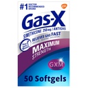 Gas-X Relief de gaz maximal avec Siméthicone 250 mg pour le dégel - 50 Compte