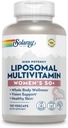 SOLARAY Multivitamina liposomica per le donne 50 Plus, Assorbimento potenziato con ferro, vitamina D, vitamina C, B12, Biotin & More, Supporto immunitario & Bone Salute, Vegan, 60 Serve, 120 VegCaps