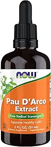 NOW Integratori alimentari, Pau D'Arco Estratto liquido con contagocce, Free Radical Scavenger*, 2 once