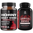 Bundle di Horny Goat Weed Extract Complex per gli uomini e le donne ha aumentato l'energia e la stamina e Booster di testosterone ad alta resistenza per gli uomini per l'ingrandimento del muscolo Stamina e la forza