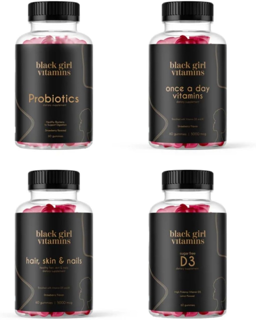 Nero ragazza vitamine completa benessere Essentials
