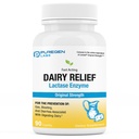 Puregen Labs Dairy Relief Natural Fast Acting Lactase Enzyme 3000 FCC, Lactose Intoleranz Pillen 90 Caplets