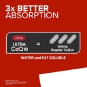 Qunol CoQ10 100mg Softgels Ultra 3X Better Absorption Coenzyme Q10 Suppléments - Supplément antioxydant pour la santé vasculaire et cardiovasculaire et la production d'énergie - 2 mois d'approvisionnement - 60 Compte (paquet de 2)