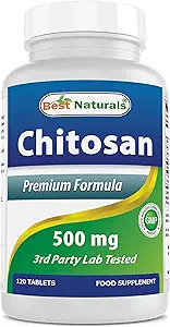 Best Naturals -- Chitosan -- 500 mg -- 120 Tabletten